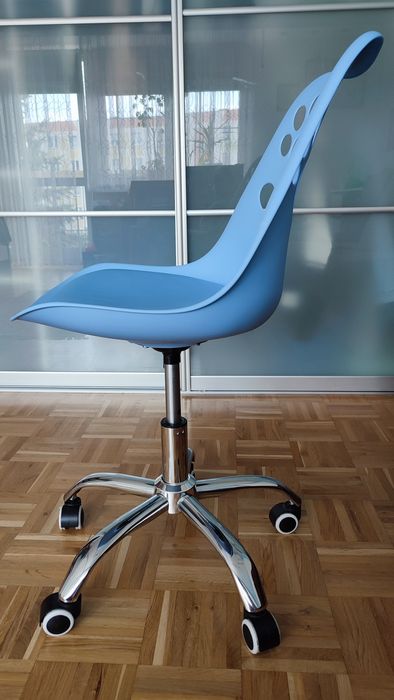 Krzesło obrotowe dziecięce szkolne regulowane