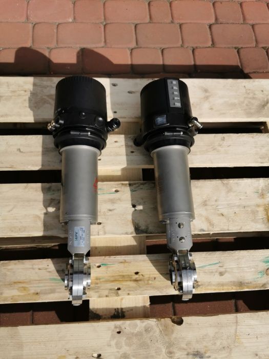 Zawór klapowy serii Sv1 z modułem sterowania pneumatycznego CU 41