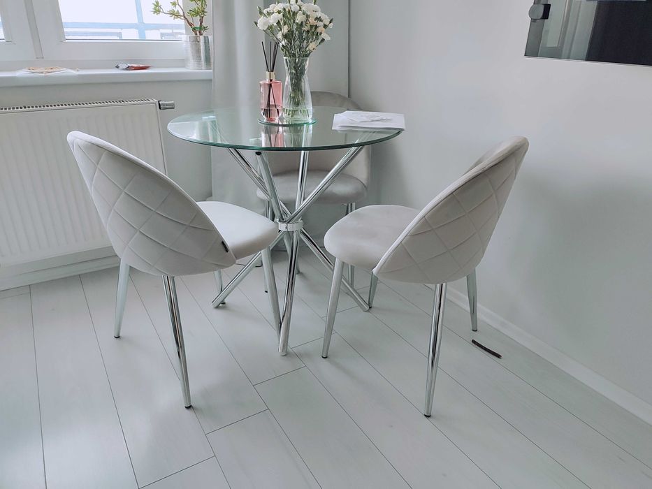 Sprzedam stół szklany chrom Glamour