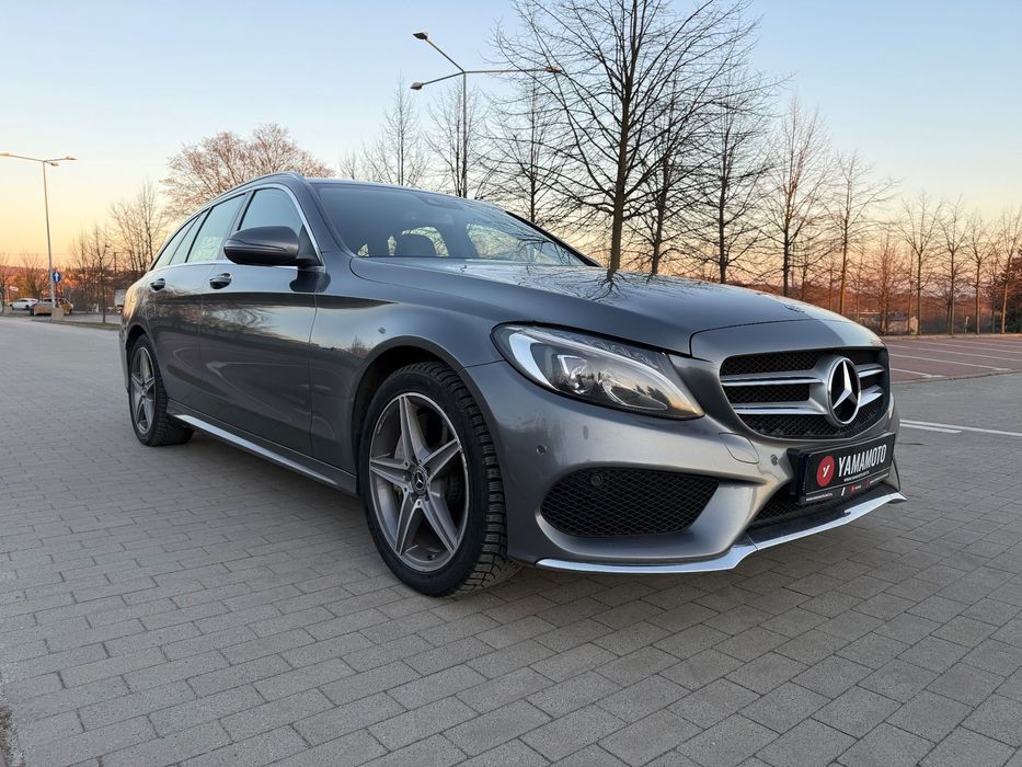 Mercedes-Benz Klasa C Bezwypadkowy, pełna historia, Burmester, LED, AMG