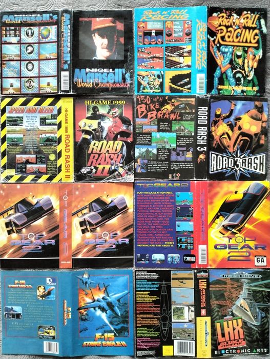 Обміняю обкладинки для картриджів Sega 90-их років