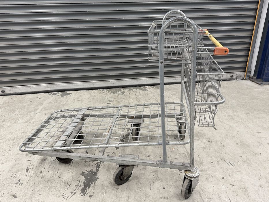 Carrinhos cash, cestos para paletes e cestos com rodas