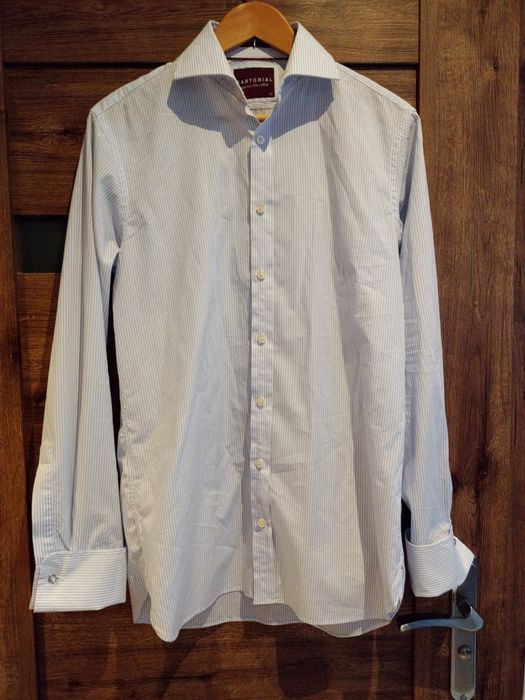 Sprzedam męską koszulę w prążek