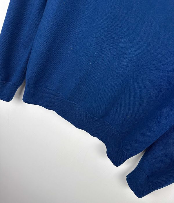 Sweter wełniany FRED PERRY casual chabrowy S