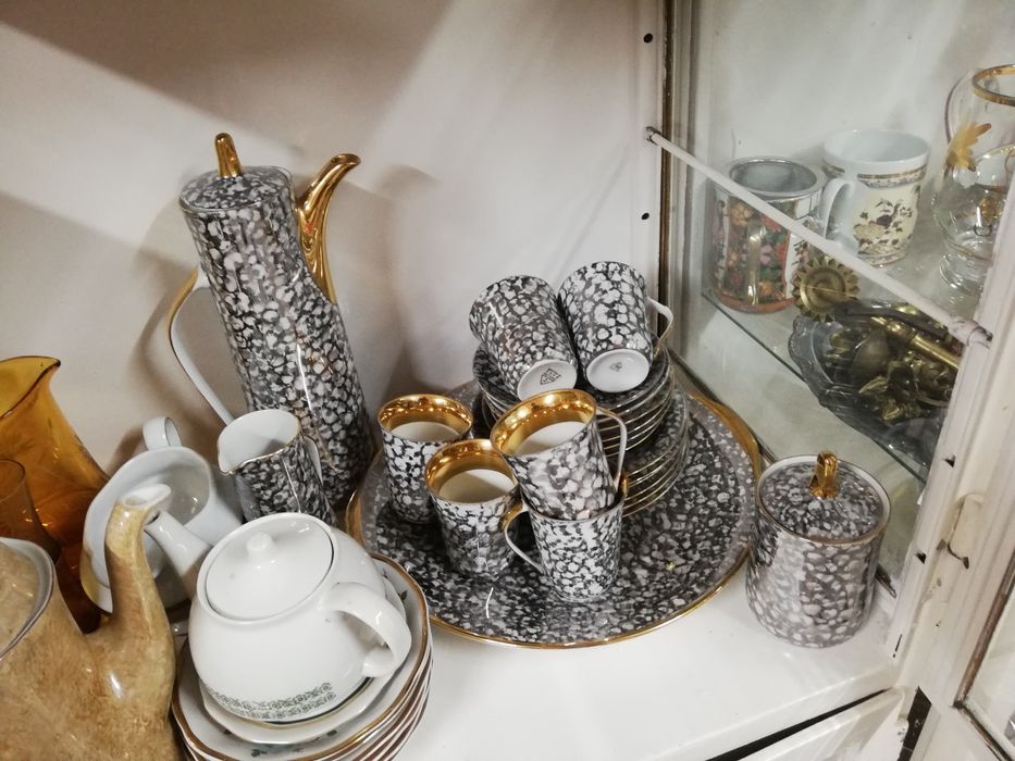 Szkło kryształ porcelana PRL