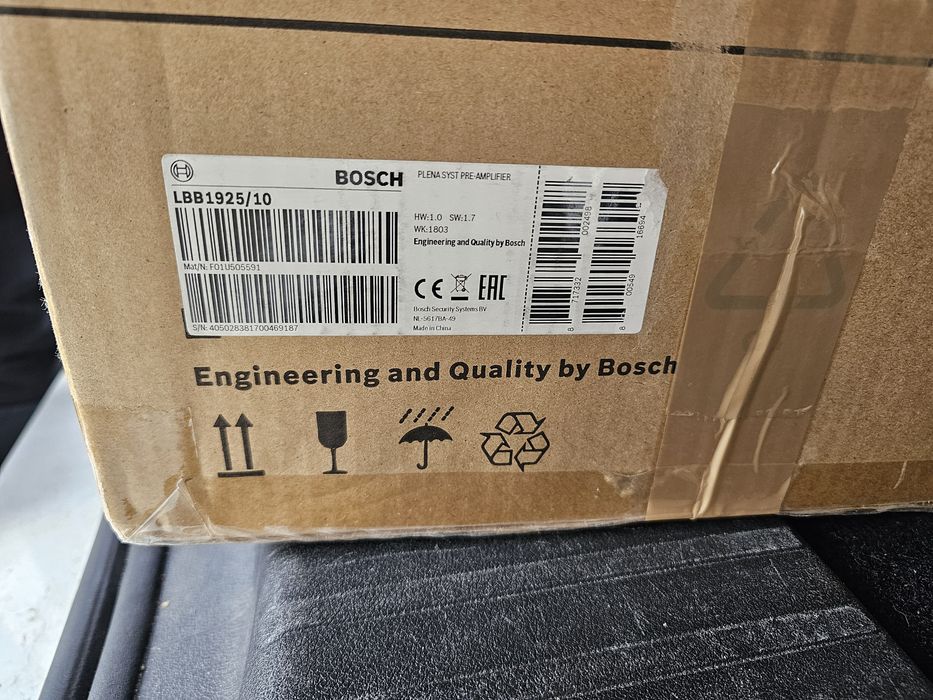 LBB 1925/10 przedwzmacniacz systemowy Plena Bosch nowy