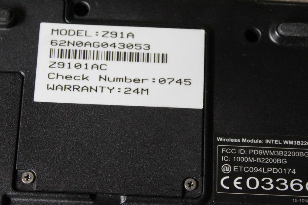 Laptop Asus Z91A -  DJ laptop Asus Z91A - sprawny