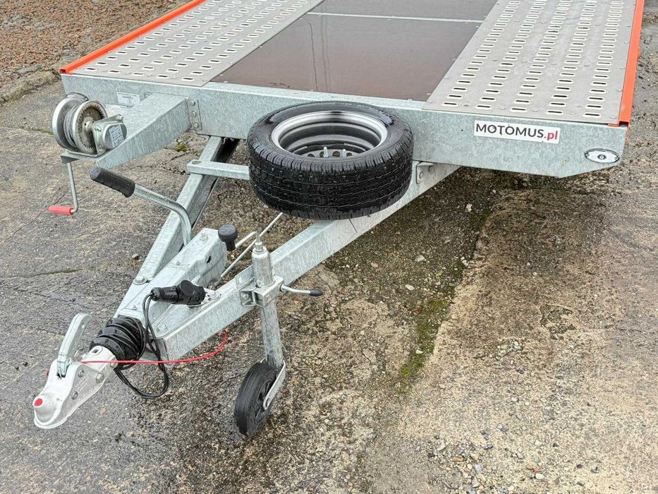 Przyczepa ciężarowa laweta JUPITER NB 4,5x2,1 IDEALNY STAN