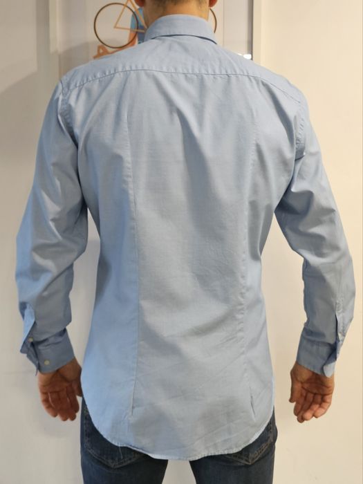 Koszula BYTOM Slim-Fit K40 W176/182 Bawełna 100% jasno niebieska NR05