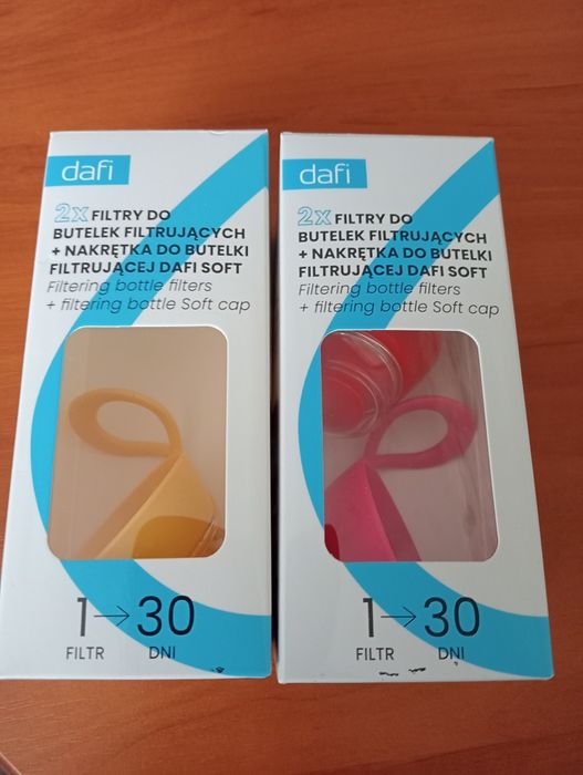Dafi - 3x nakrętki do butelki filtrującej Dafi Soft