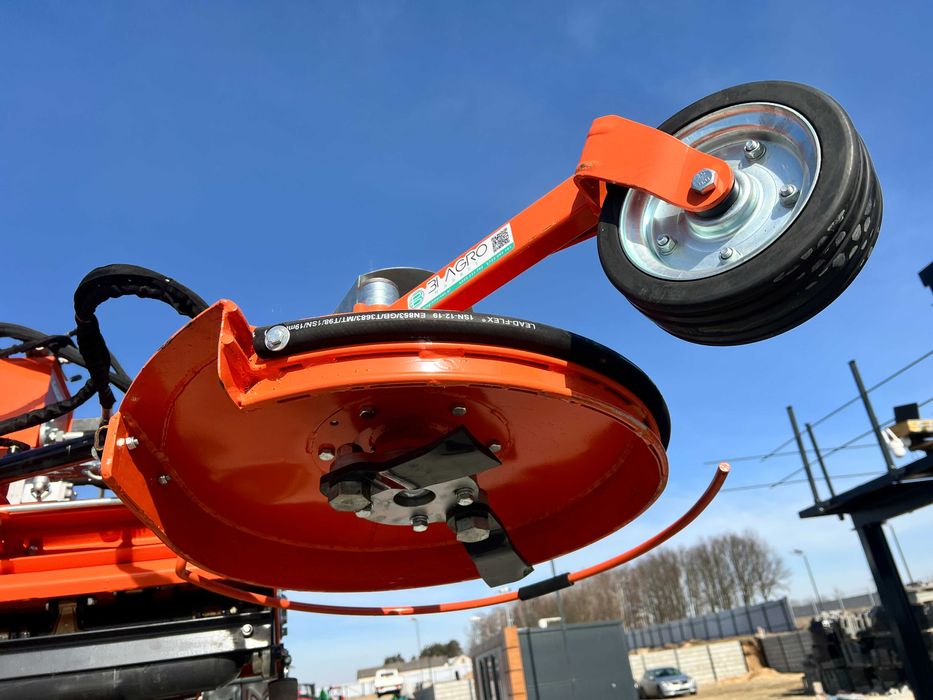 Kosiarka bijakowa z podkaszarką boczną 1.25 - 1.45m młotek 700g -RATY-