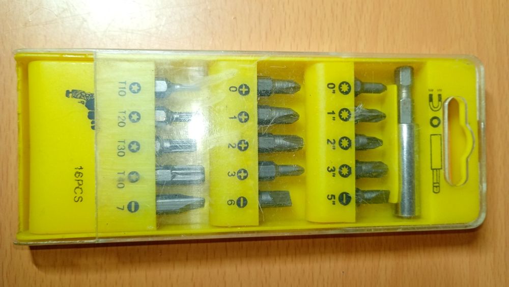 Conjunto de 16 pontas
