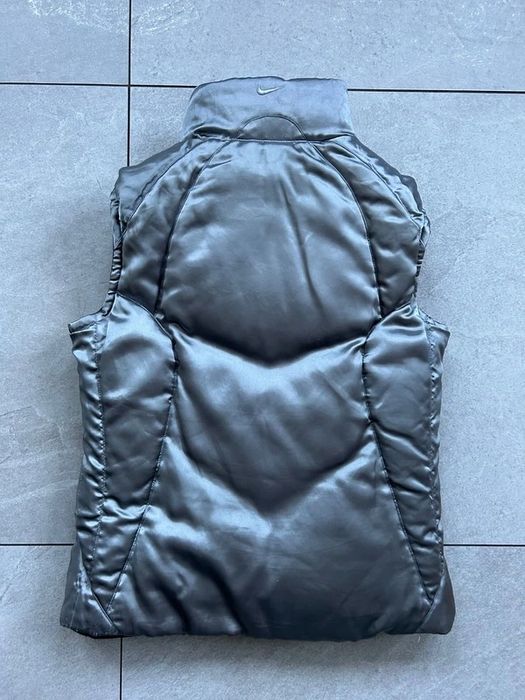 Bezrękawnik puchowy Nike dwustronny rozm. M y2k retro vintage