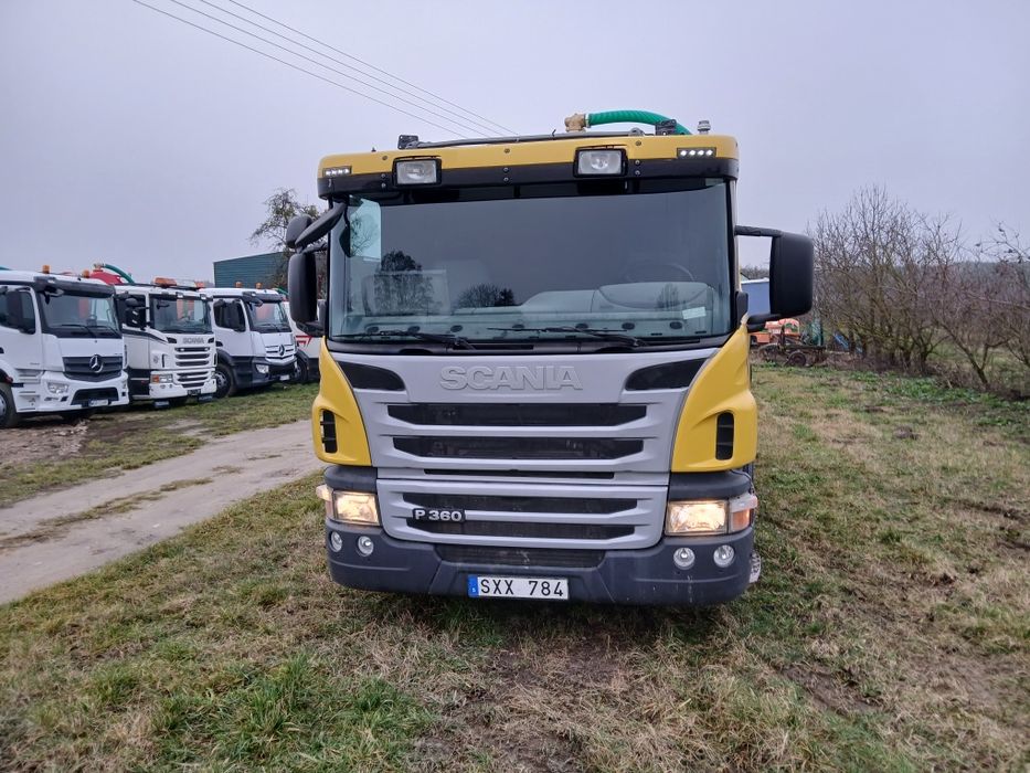 Scania P360 Samochód asenizacyjny asenizacyjna beczka szambiarka szamb