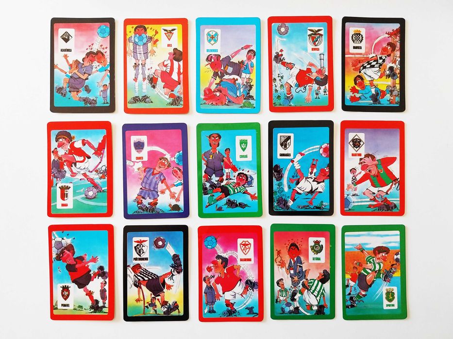 15 calendários EQUIPAS DE FUTEBOL 1ª DIVISÃO 1987 | lote