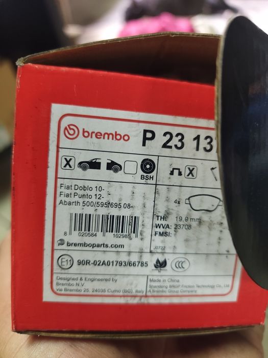 Calços brembo novos Fiat Punto doblo Abarth