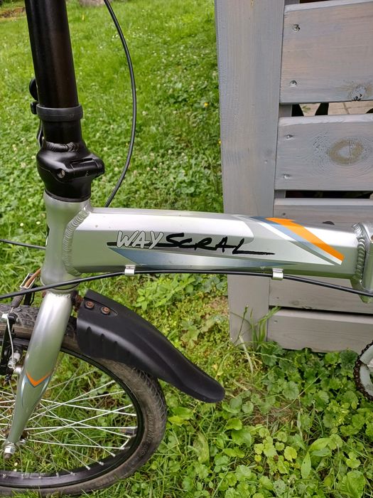 Rower skladany z przerzutkami