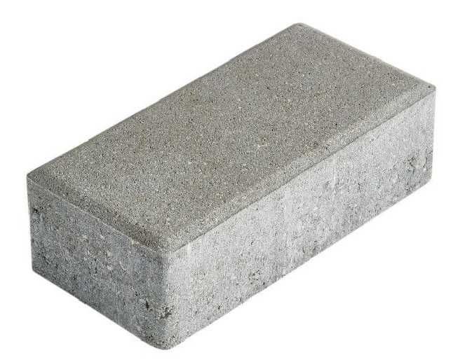 Kostka brukowa Holland Prostokąt 6 cm kolor szary