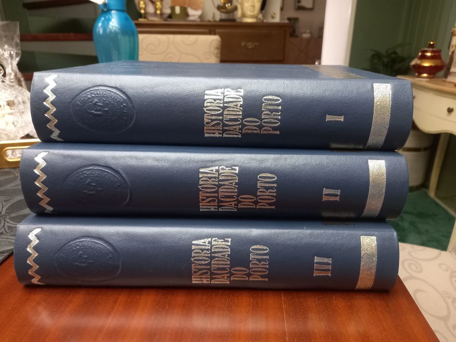 Coleção 3 volumes,  história da cidade do porto