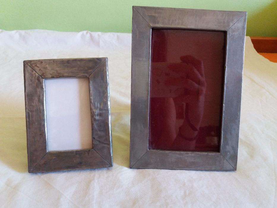 Conjunto molduras forradas em estanho