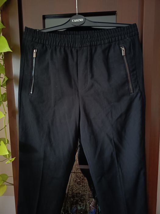 Spodnie eleganckie damskie slim fit H&M 36 S czarne