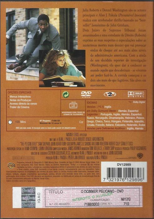 O Dossier Pelicano (1993)
