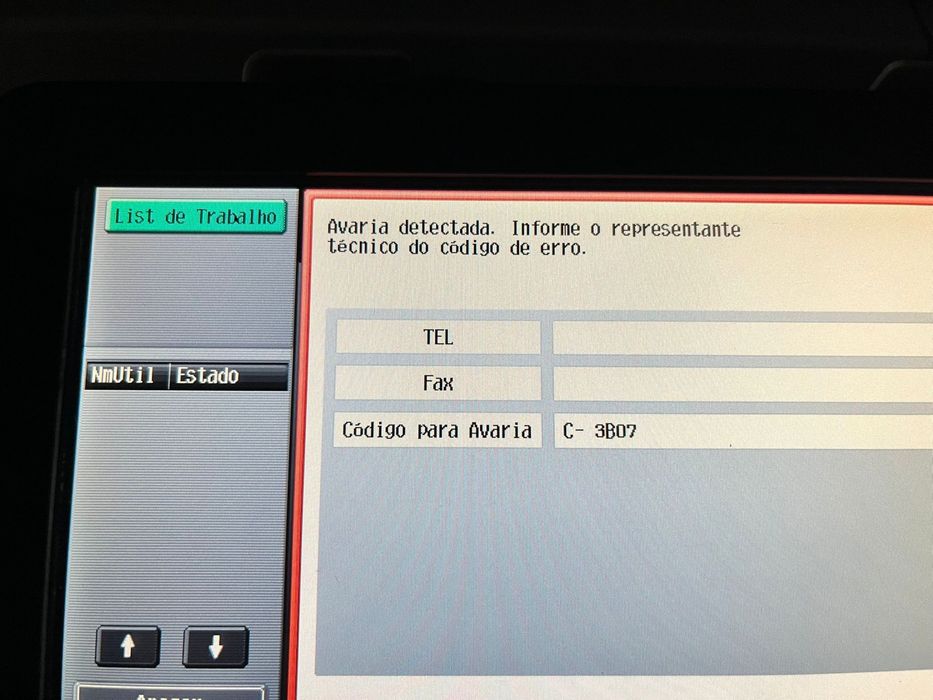 Impressora DEVELOP ineo 652 DS (Erro C-3B07) + Módulo de Acabamento