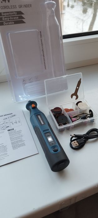 Гравер акамуляторний 50 в 1 ,Шліфувальна машина  7.4V