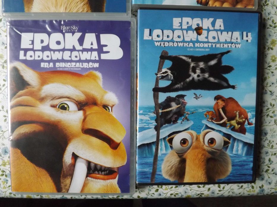Epoka lodowcowa kolekcja komplet bajka dvd film