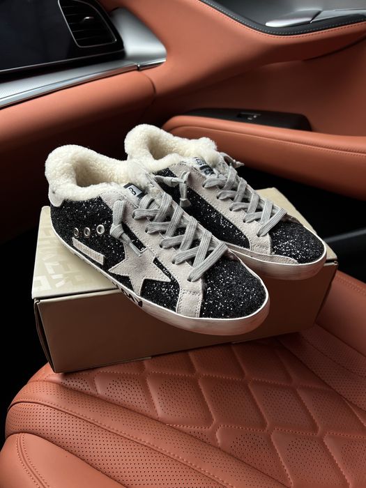 Кеды goolden goose голден гус хутряні мех кеди зимние с мехом теплые