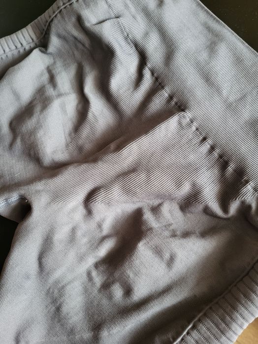 Legginsy Gym Glamour silvery, S, szare, sportowe, siłownia
