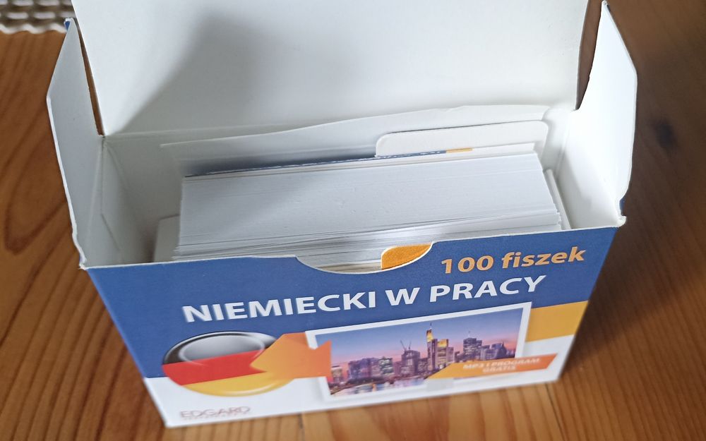 100 fiszek NIEMIECKI w PRACY