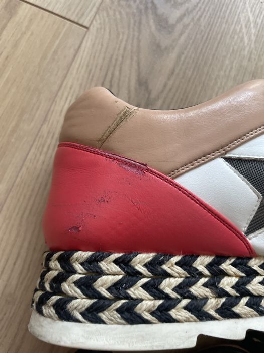 Buty snekersey Stella McCartney Star Macy Sneakers skorzane buty