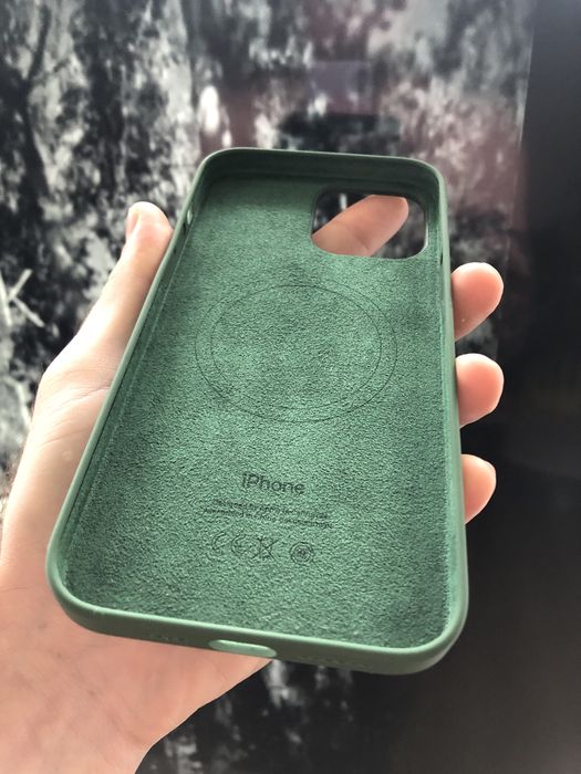 Чехол Apple с MagSafe цвет хакки на IPhone 12 pro max