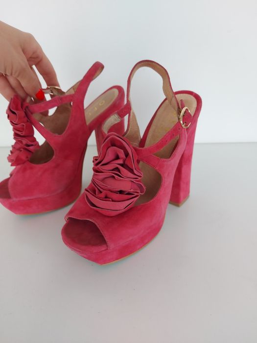 Buty sandały skórzane Office London w rozmiarze 36