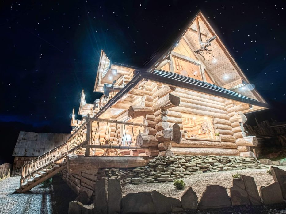 Wyjatkowy domek domki z jacuzzi do wynajęcia sauna cisza i spokójtermy