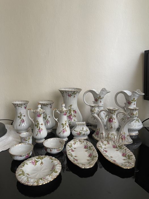 Serwis chodzież Iwona wazon świecznik środek stołu półmisek