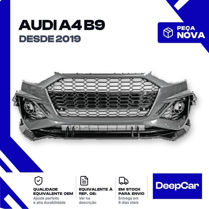 Para-choques Audi A4 B9 Frente (2019 em diante) Peça Nova