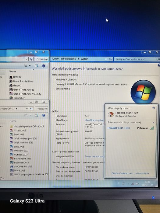 Zestaw komputerowy TANIO do internetu biura domu garażu od informatyka