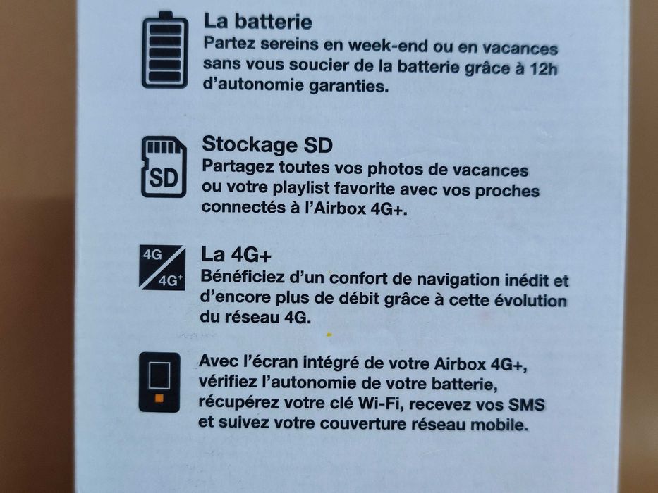 Alcatel 4G+ Y901 Bateria 3600mAh USB3 Router Hotspot
