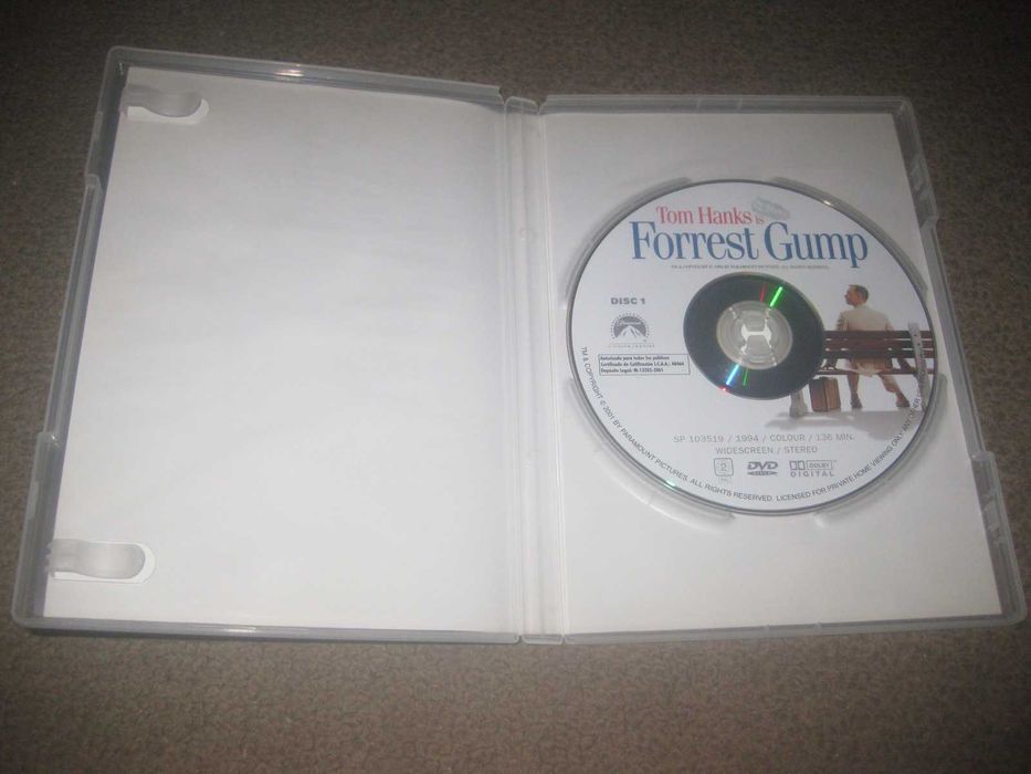 "Forrest Gump" com Tom Hanks numa Edição Especial Horizontal