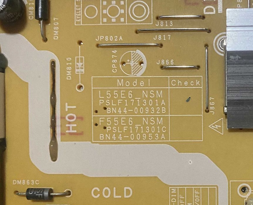 Peças Samsung UE55NU7305K Fonte BN44.00932A Board BN41.02635A Testadas