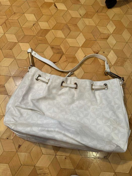 torebka Liu.Jo Pattern Shoulder Bag Secchiello L Diamant White