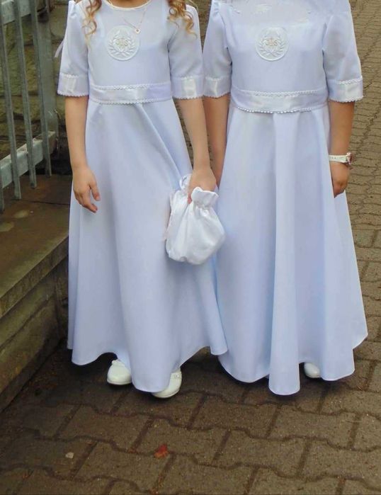 Sukienka komunijna alba