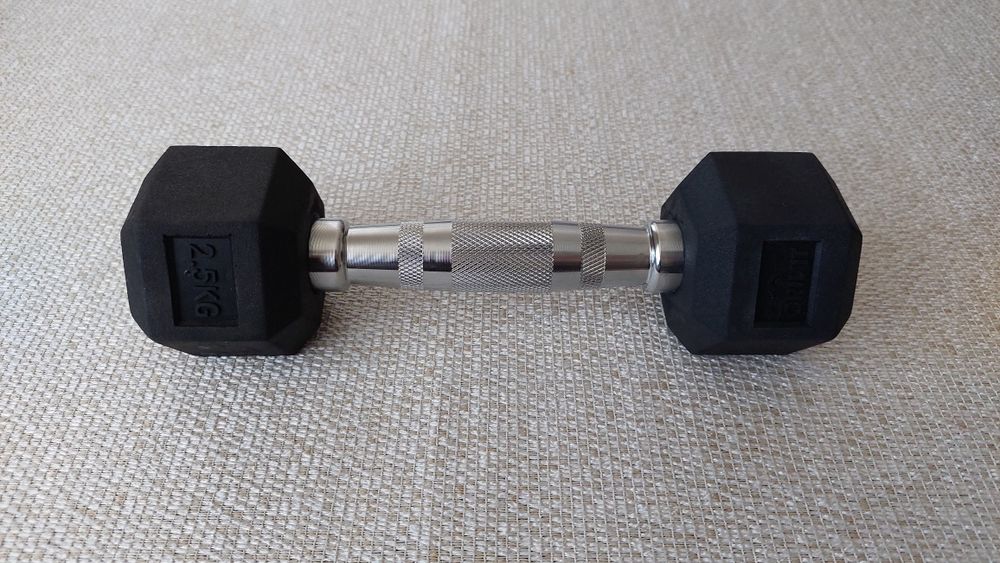 Hantel sześciokątny Crivit 2,5 kg