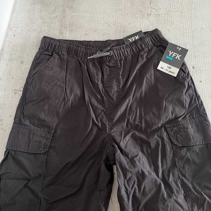 Joggery spodnie dla chłopca z metką Nowe Y.F.K 10-11 lat 100% bawełna