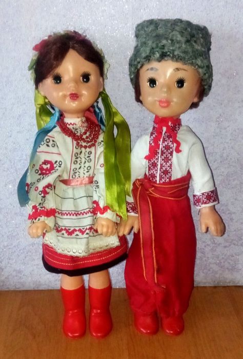 Кукла. СССР. Паричковая. Украинка 40 см.  Украинец.