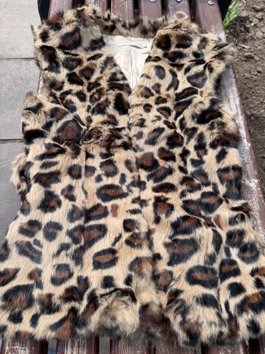 Безрукавка натуральне хутро кролік кріль