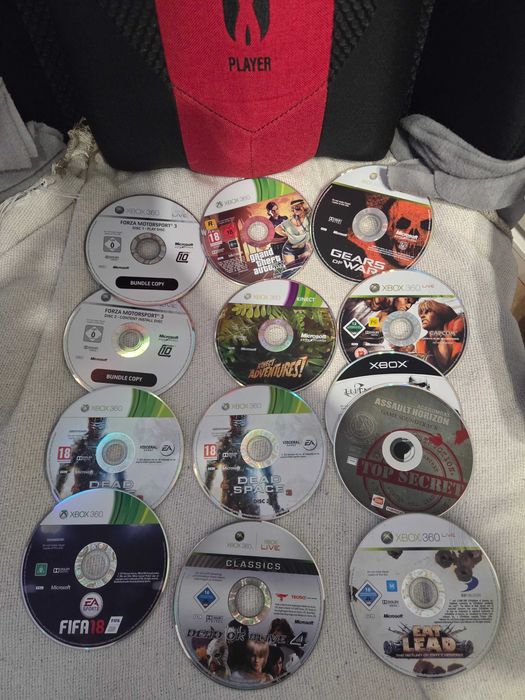 Xbox 360 + 2 pady + Kinect + gry