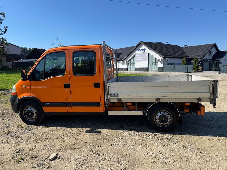 Renault MASTER 2,5 DCI DOKA SKRZYNIA 7 OSÓB FV 23% POLECAM  DUBEL KABINA Salon PL Zadbany Zdrowy Niezawody Ducato Transit Sprinter